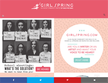 Tablet Screenshot of girlspring.com